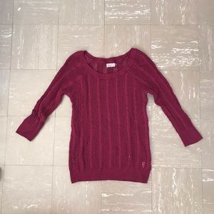 Burgundy Sweater